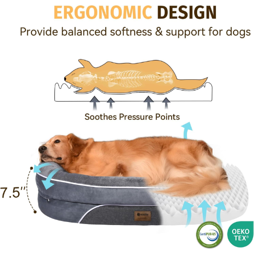 Orthopedic Waterproof Large Dog Bed